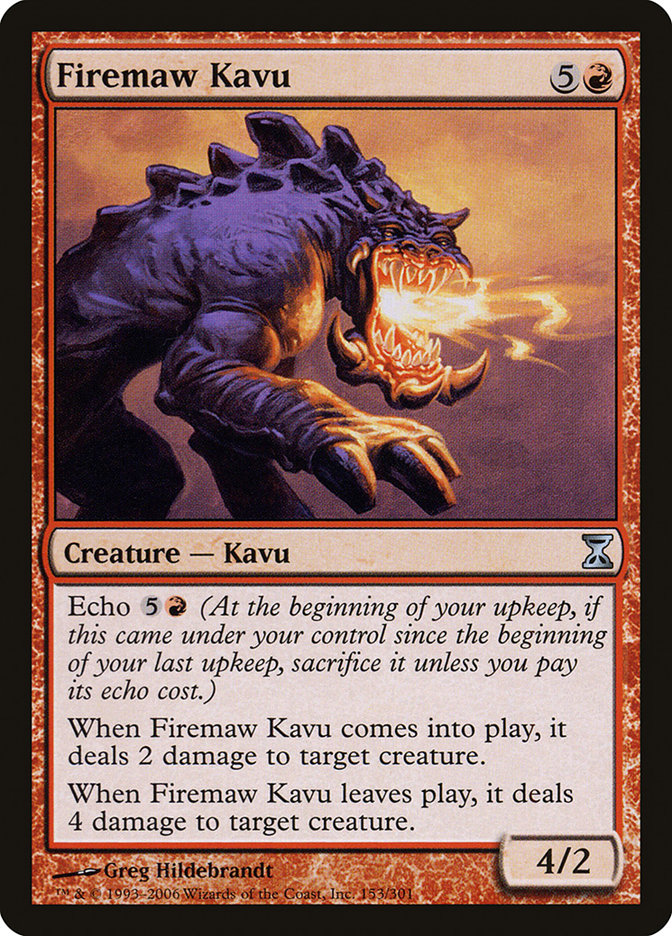 Firemaw Kavu [Time Spiral] | Devastation Store