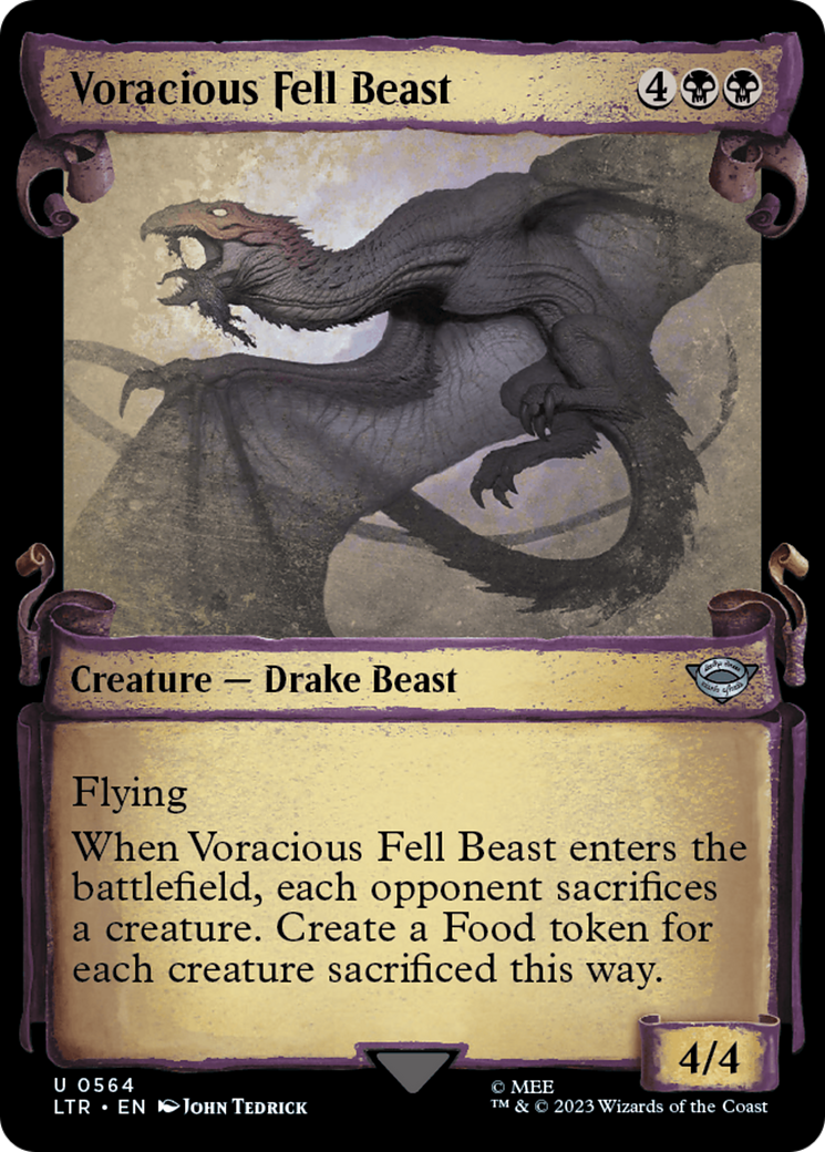 Voracious Fell Beast [The Lord of the Rings: Tales of Middle-Earth Showcase Scrolls] | Devastation Store