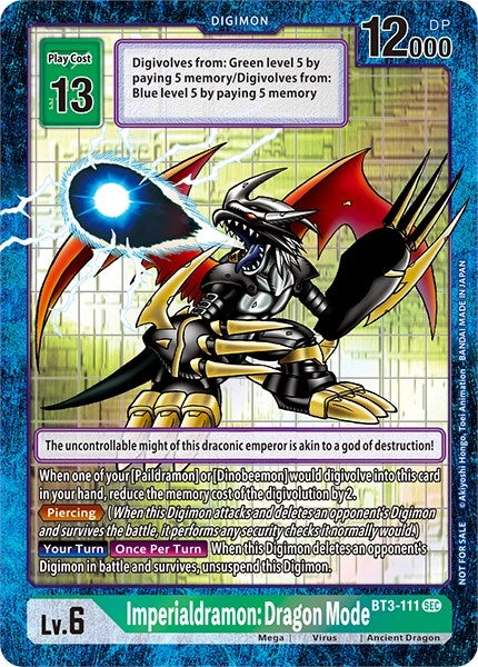 Imperialdramon Dragon Mode [BT3-111] [Revision Pack Cards] | Devastation Store