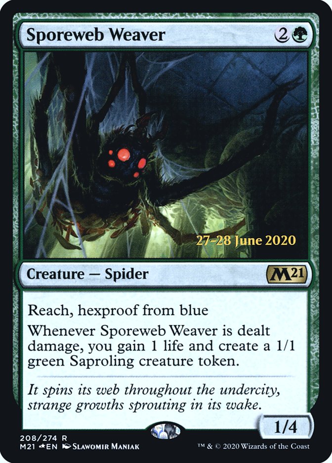 Sporeweb Weaver  [Core Set 2021 Prerelease Promos] | Devastation Store