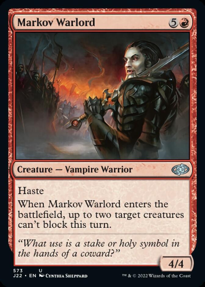 Markov Warlord [Jumpstart 2022] | Devastation Store