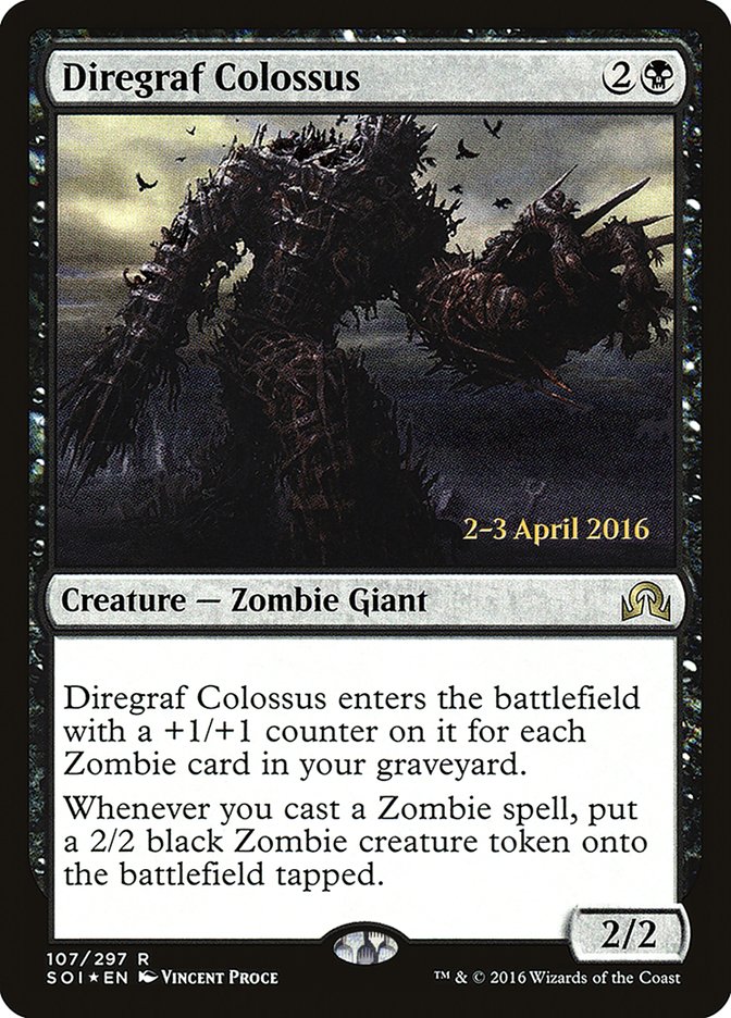 Diregraf Colossus [Shadows over Innistrad Prerelease Promos] | Devastation Store