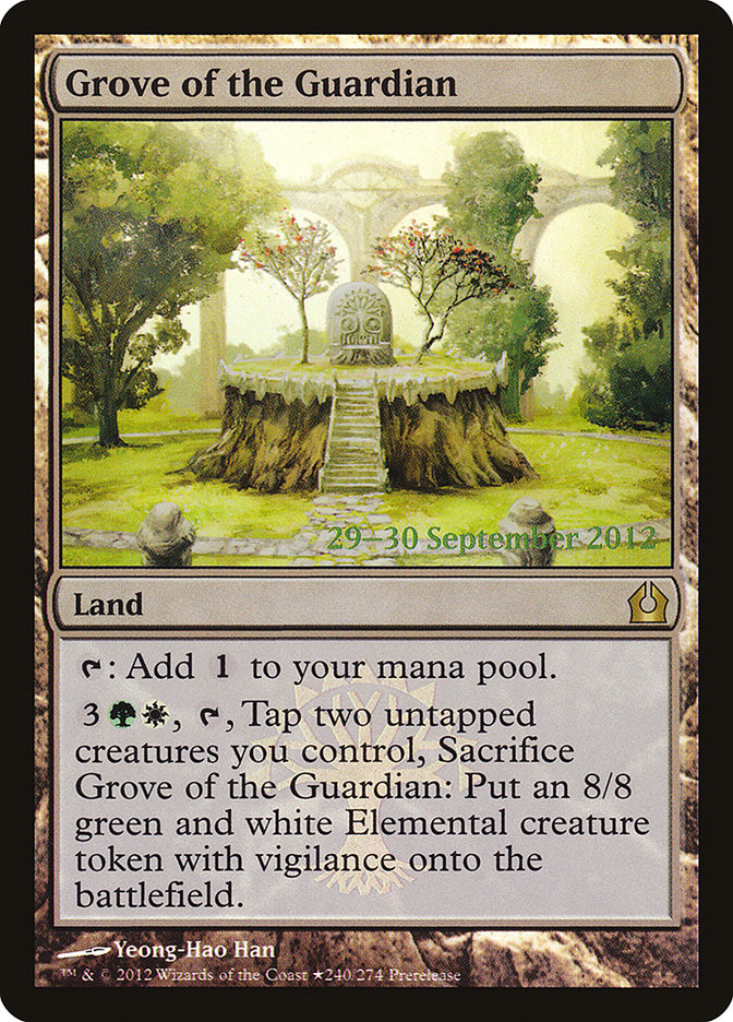 Grove of the Guardian [Return to Ravnica Prerelease Promos] | Devastation Store