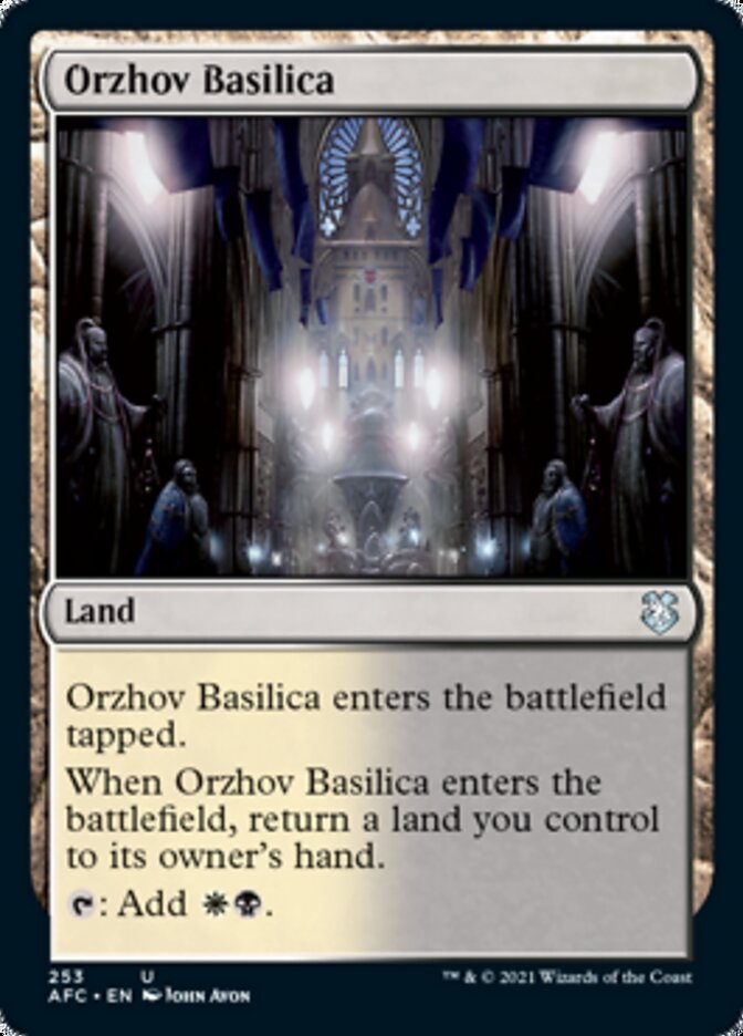 Orzhov Basilica [Dungeons & Dragons: Adventures in the Forgotten Realms Commander] | Devastation Store