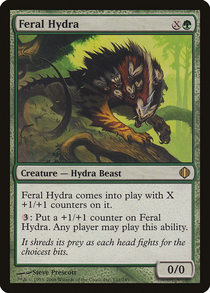 Feral Hydra (Oversized) [Oversize Cards] | Devastation Store