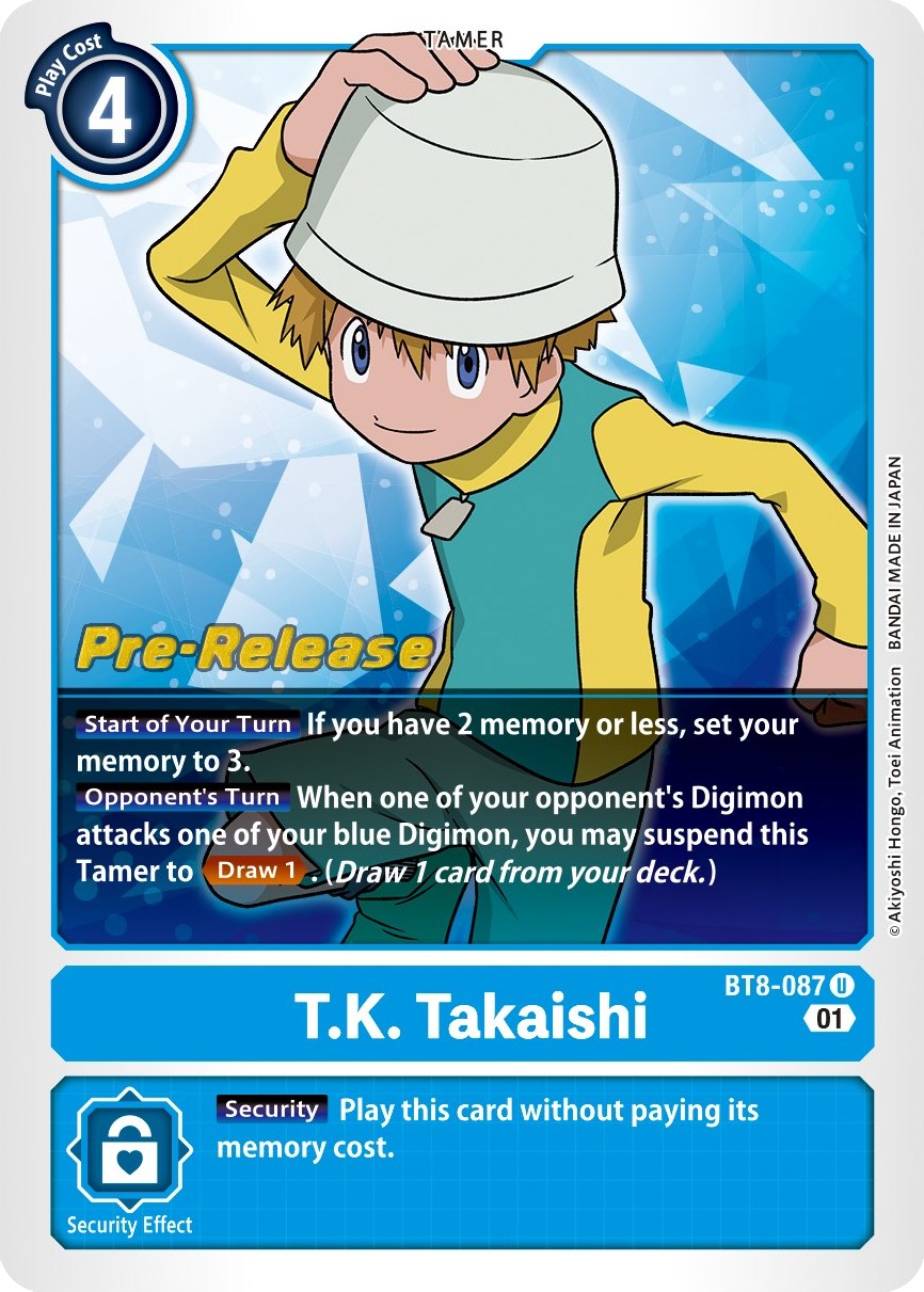 T.K. Takaishi [BT8-087] [New Awakening Pre-Release Cards] | Devastation Store