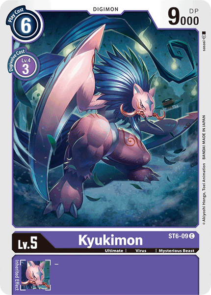 Kyukimon [ST6-09] [Starter Deck: Venomous Violet] | Devastation Store