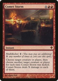Comet Storm (Oversized) [Oversize Cards] | Devastation Store