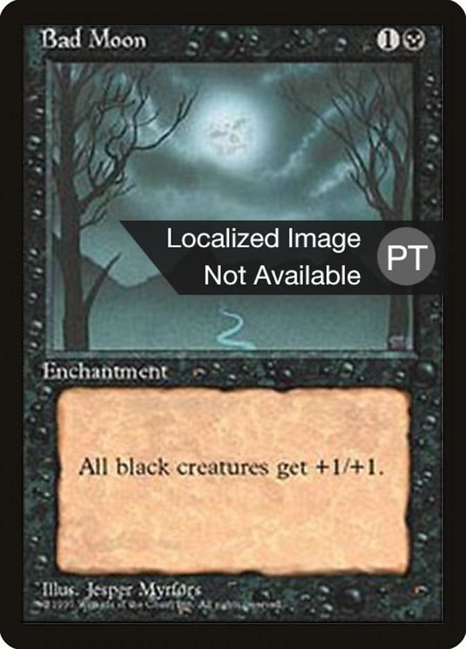 Bad Moon [Fourth Edition (Foreign Black Border)] | Devastation Store