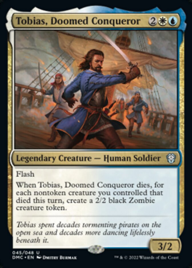 Tobias, Doomed Conqueror [Dominaria United Commander] | Devastation Store