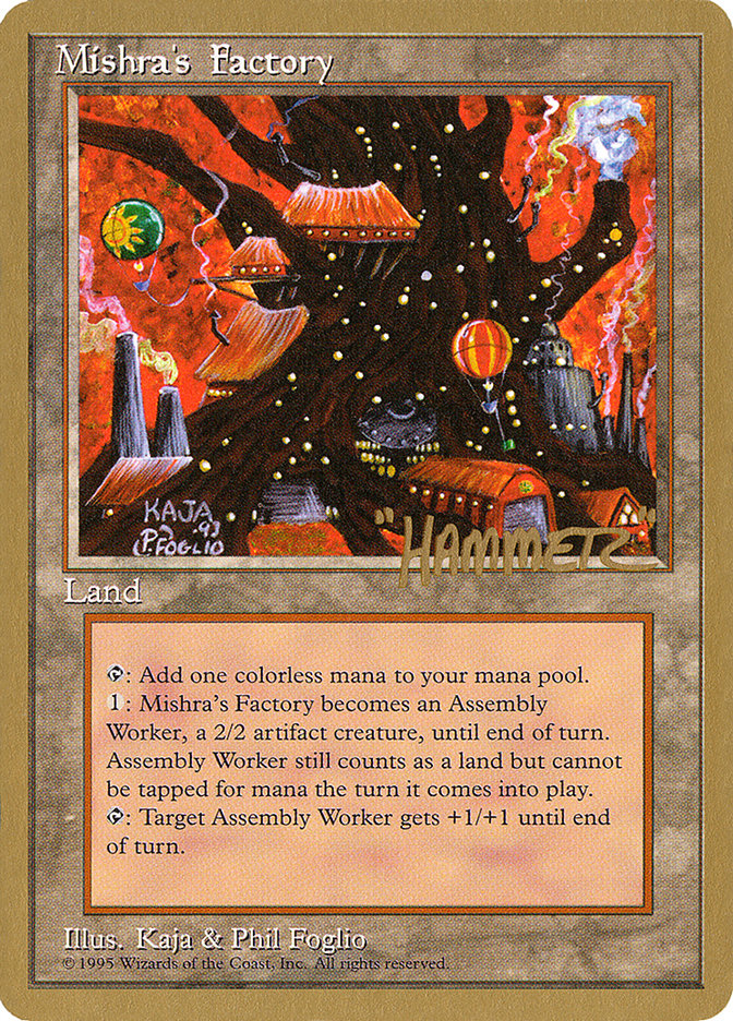 Mishra's Factory (Shawn "Hammer" Regnier) [Pro Tour Collector Set] | Devastation Store