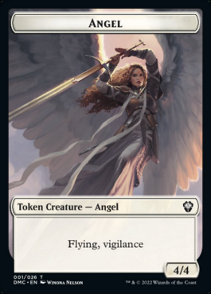 Angel Token [Dominaria United Commander Tokens] | Devastation Store