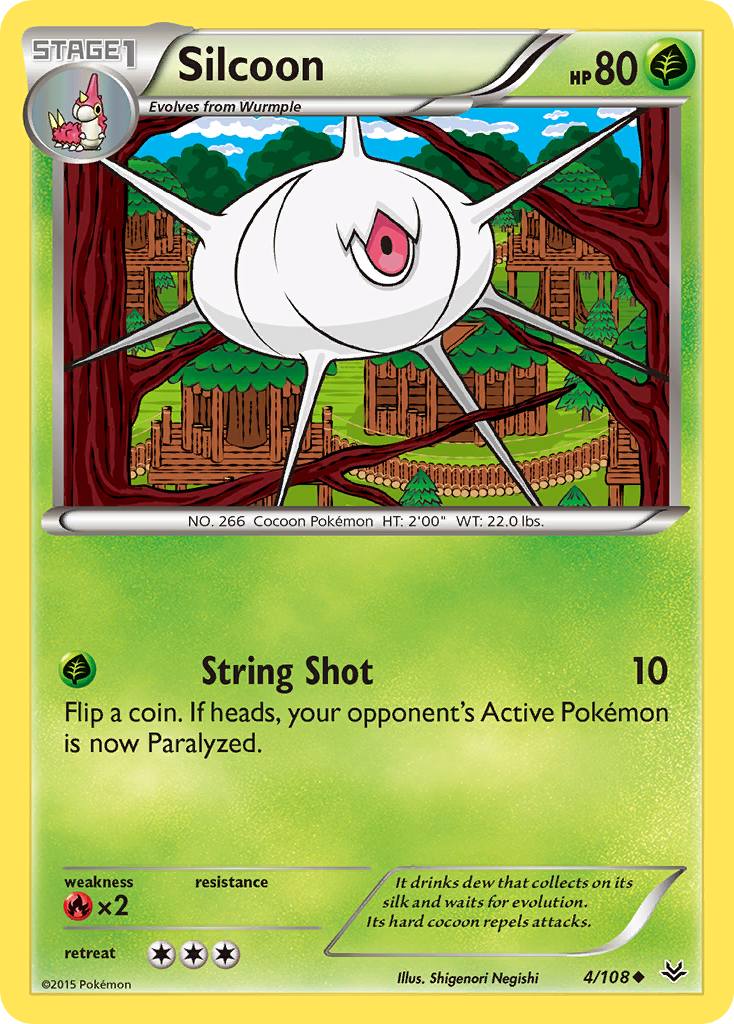 Silcoon (4/108) [XY: Roaring Skies] | Devastation Store