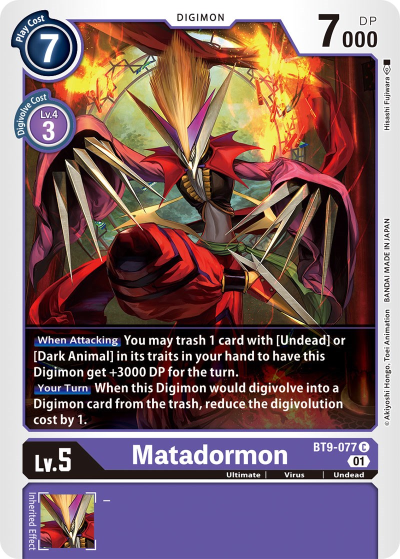 Matadormon [BT9-077] [X Record] | Devastation Store