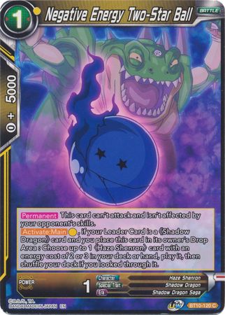 Negative Energy Two-Star Ball [BT10-120] | Devastation Store