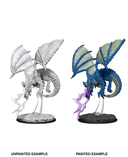 D&D Nolzur's Marvelous Miniatures: Young Blue Dragon - Devastation Store | Devastation Store