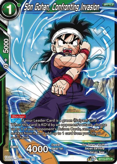 Son Gohan, Confronting Invasion [BT15-071] | Devastation Store