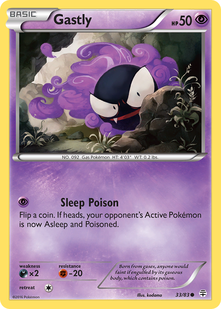 Gastly (33/83) [XY: Generations] | Devastation Store