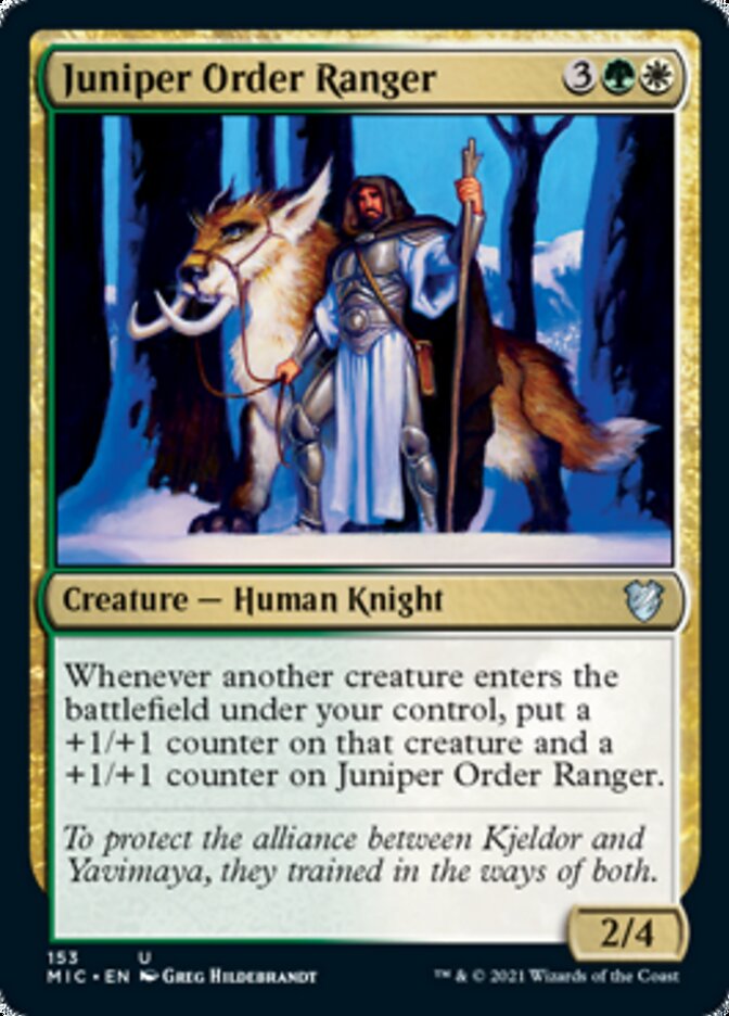 Juniper Order Ranger [Innistrad: Midnight Hunt Commander] | Devastation Store