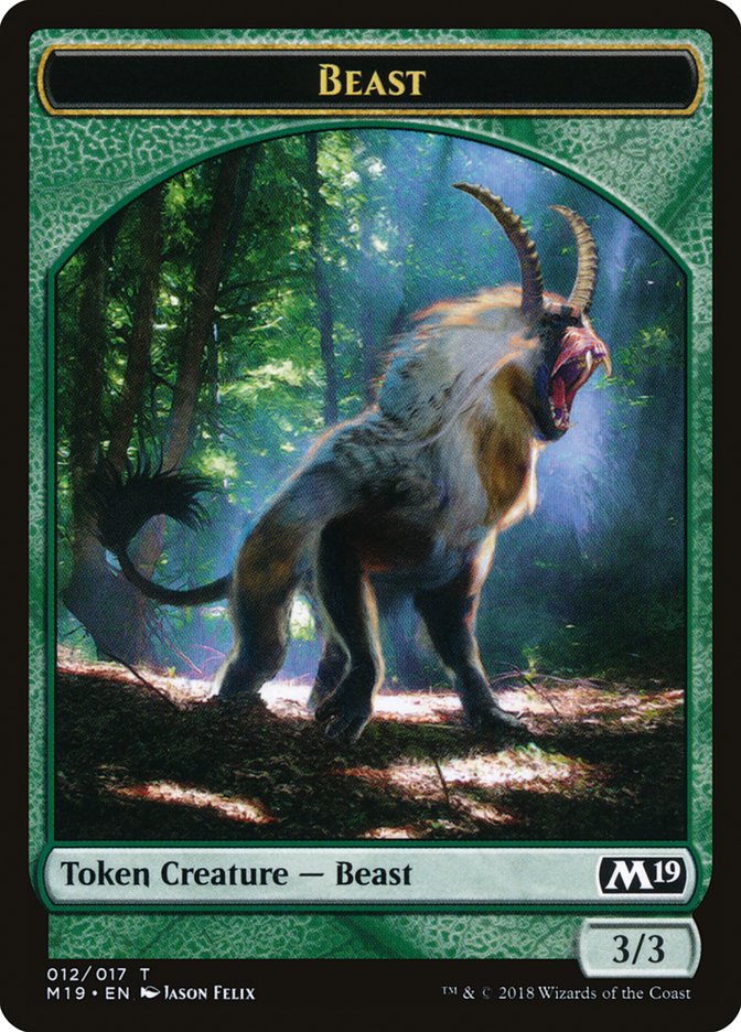 Beast [Core Set 2019 Tokens] - Devastation Store | Devastation Store