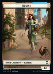 Eldrazi Spawn // Human Double-sided Token [Streets of New Capenna Commander Tokens] | Devastation Store