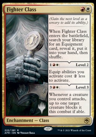 Fighter Class (Promo Pack) [Dungeons & Dragons: Adventures in the Forgotten Realms Promos] | Devastation Store