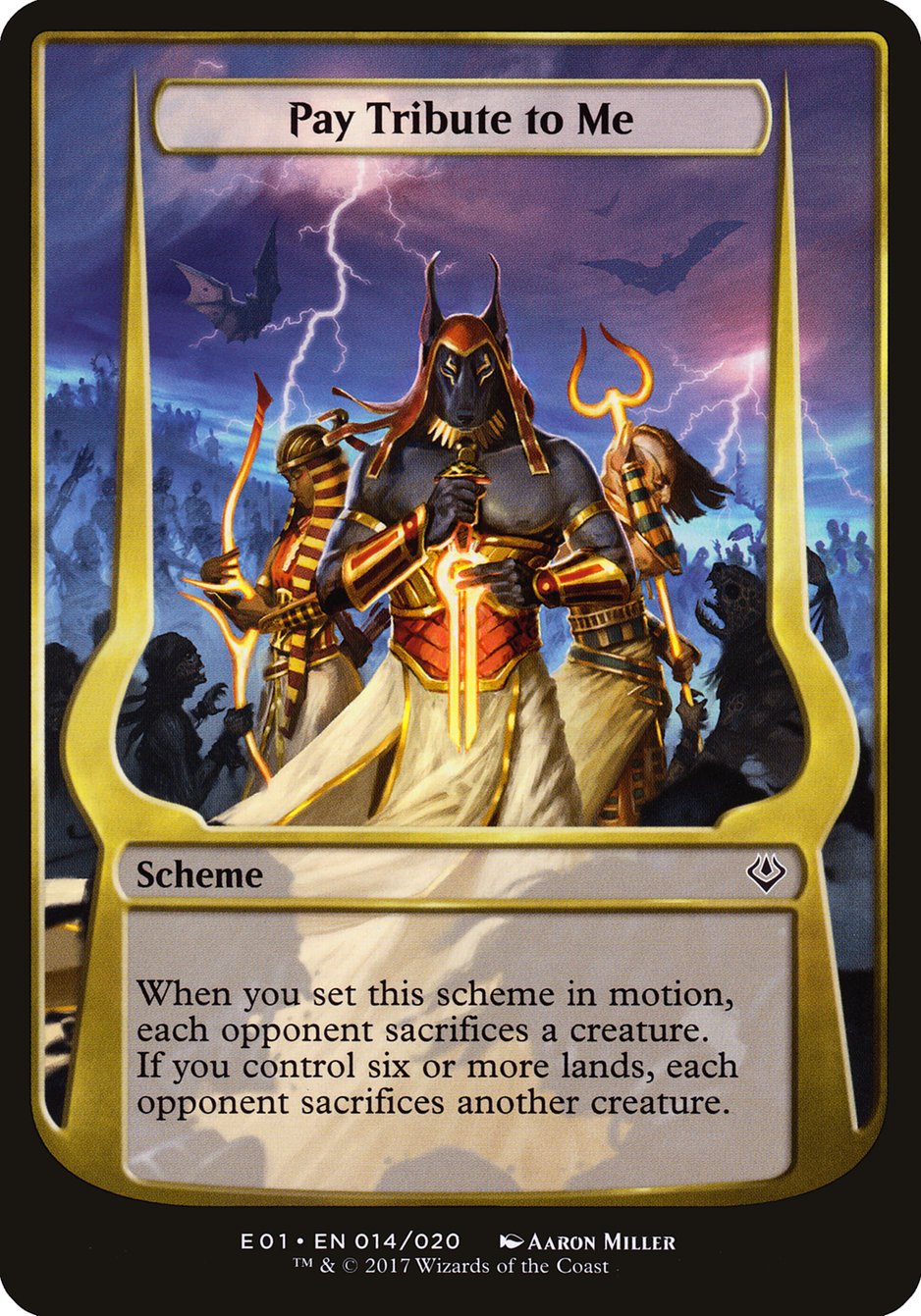 Pay Tribute to Me (Schemes) [Archenemy: Nicol Bolas Schemes] | Devastation Store