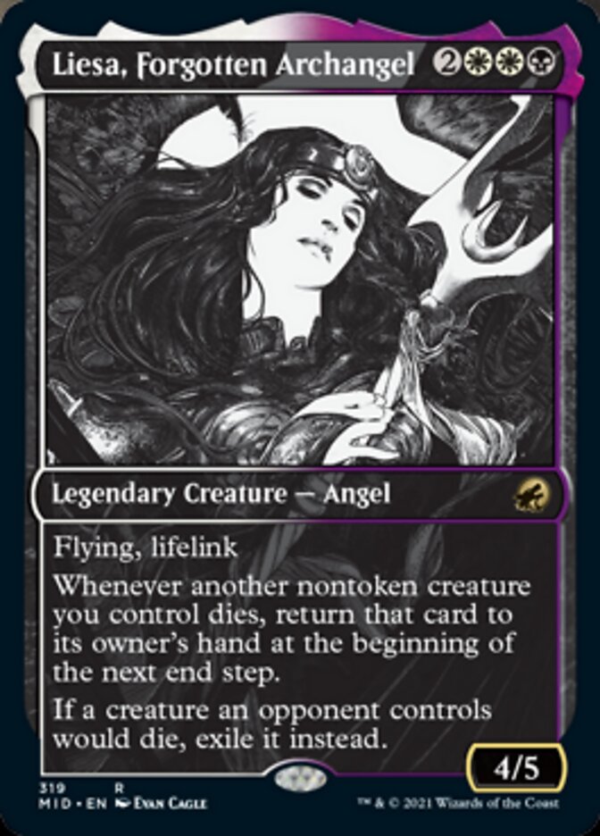 Liesa, Forgotten Archangel (Showcase Eternal Night) [Innistrad: Midnight Hunt] | Devastation Store