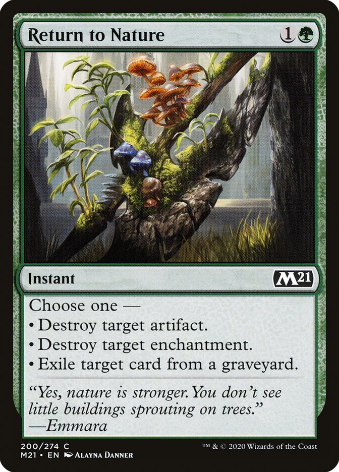 Return to Nature [Core Set 2021] | Devastation Store