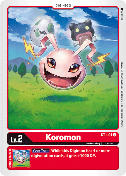 Koromon [ST1-01] [Starter Deck: Gaia Red] | Devastation Store
