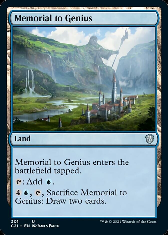 Memorial to Genius [Commander 2021] | Devastation Store