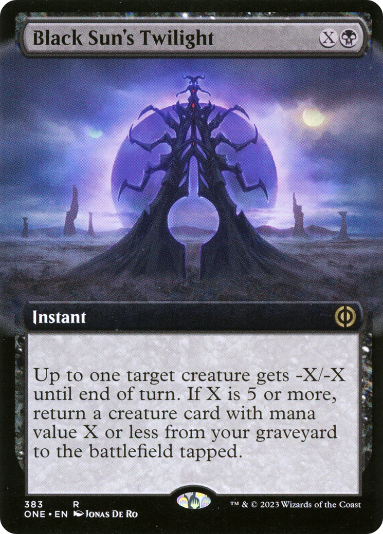 Black Sun's Twilight (Extended Art) [Phyrexia: All Will Be One] | Devastation Store