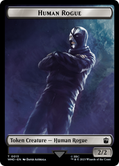 Human Rogue // Beast Double-Sided Token [Doctor Who Tokens] | Devastation Store