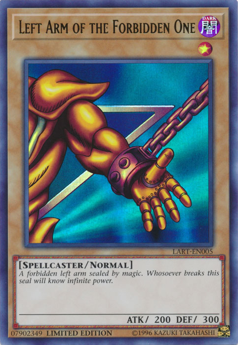 Left Arm of the Forbidden One [LART-EN005] Ultra Rare | Devastation Store