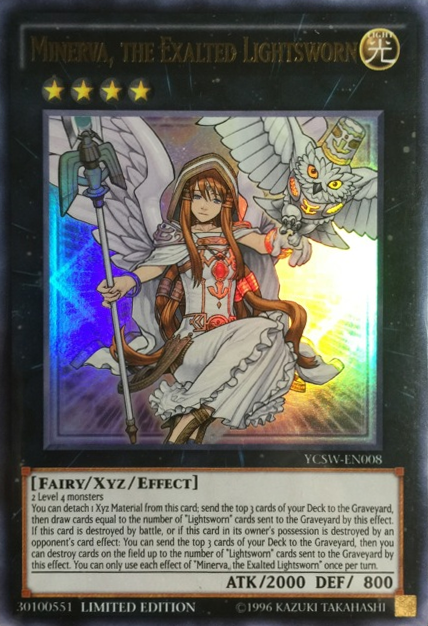 Minerva, the Exalted Lightsworn [YCSW-EN008] Ultra Rare | Devastation Store