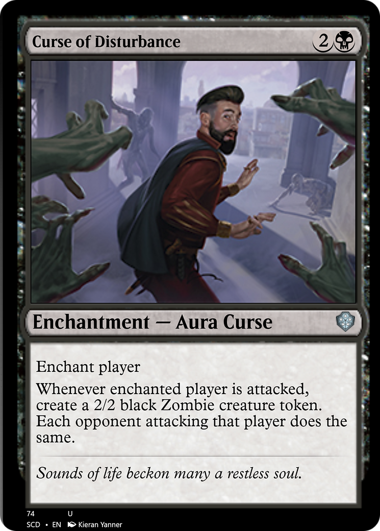 Curse of Disturbance [Starter Commander Decks] | Devastation Store