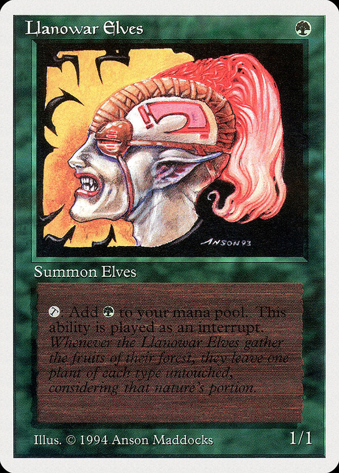 Llanowar Elves [Summer Magic / Edgar] | Devastation Store