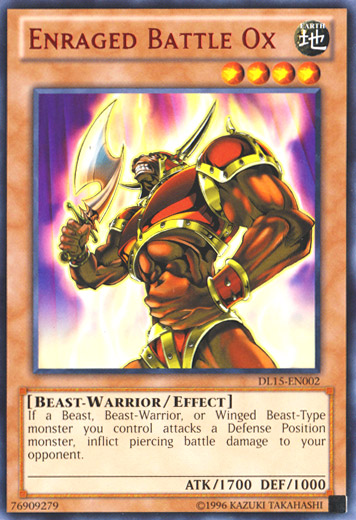 Enraged Battle Ox (Red) [DL15-EN002] Rare | Devastation Store