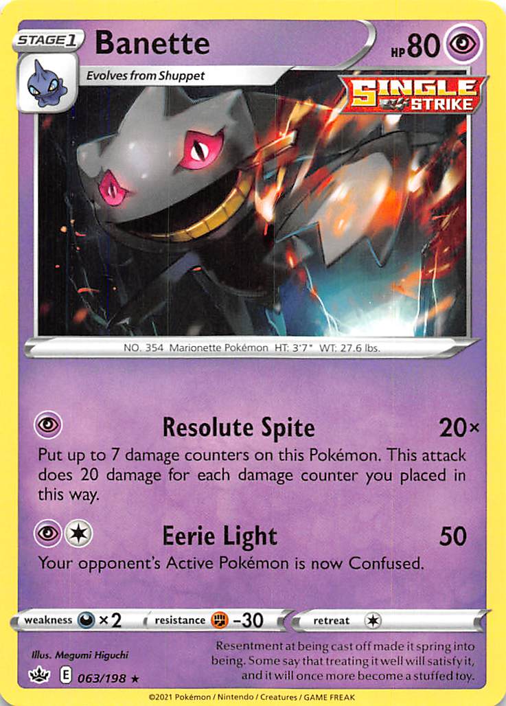 Banette (063/198) [Sword & Shield: Chilling Reign] | Devastation Store