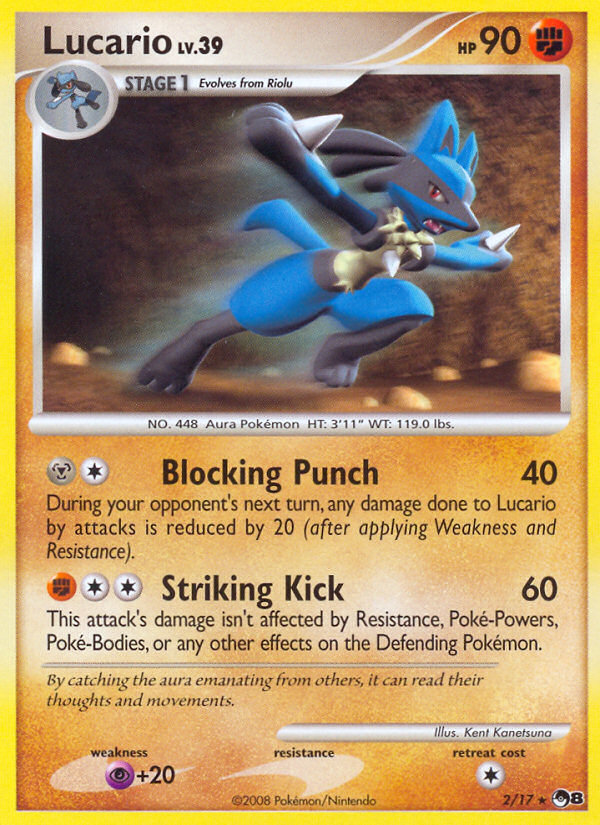 Lucario (2/17) [POP Series 8] | Devastation Store