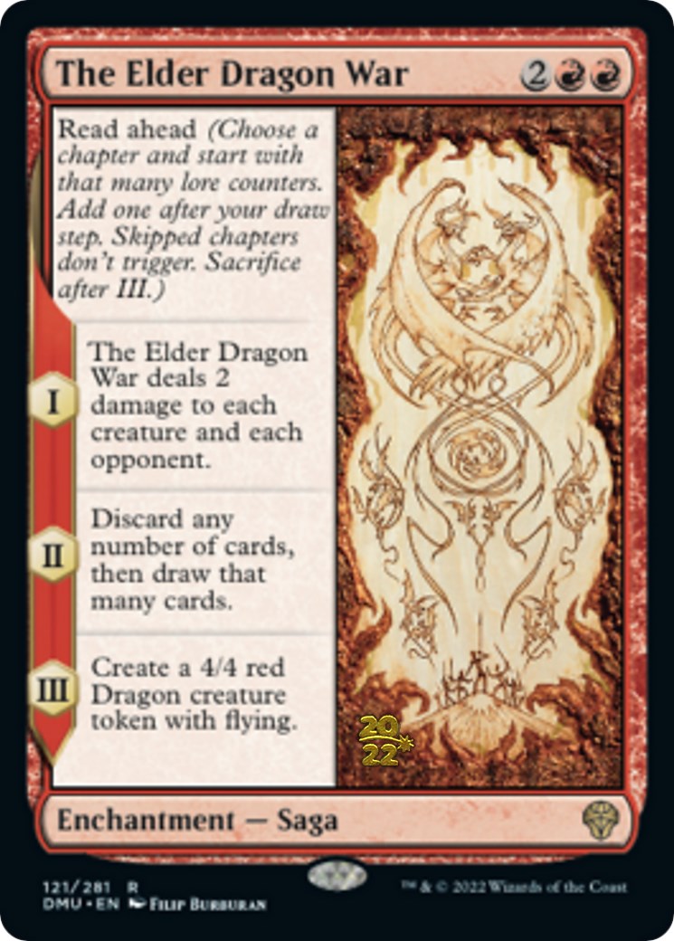 The Elder Dragon War [Dominaria United Prerelease Promos] | Devastation Store