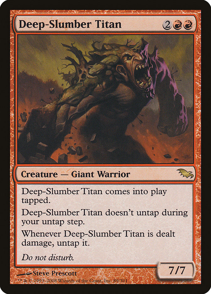 Deep-Slumber Titan [Shadowmoor] | Devastation Store