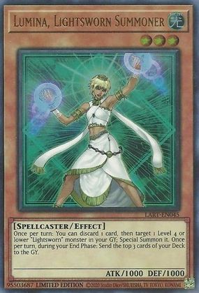 Lumina, Lightsworn Summoner [LART-EN045] Ultra Rare | Devastation Store