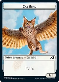 Cat Bird // Human Soldier (005) Double-sided Token [Ikoria: Lair of Behemoths Tokens] | Devastation Store
