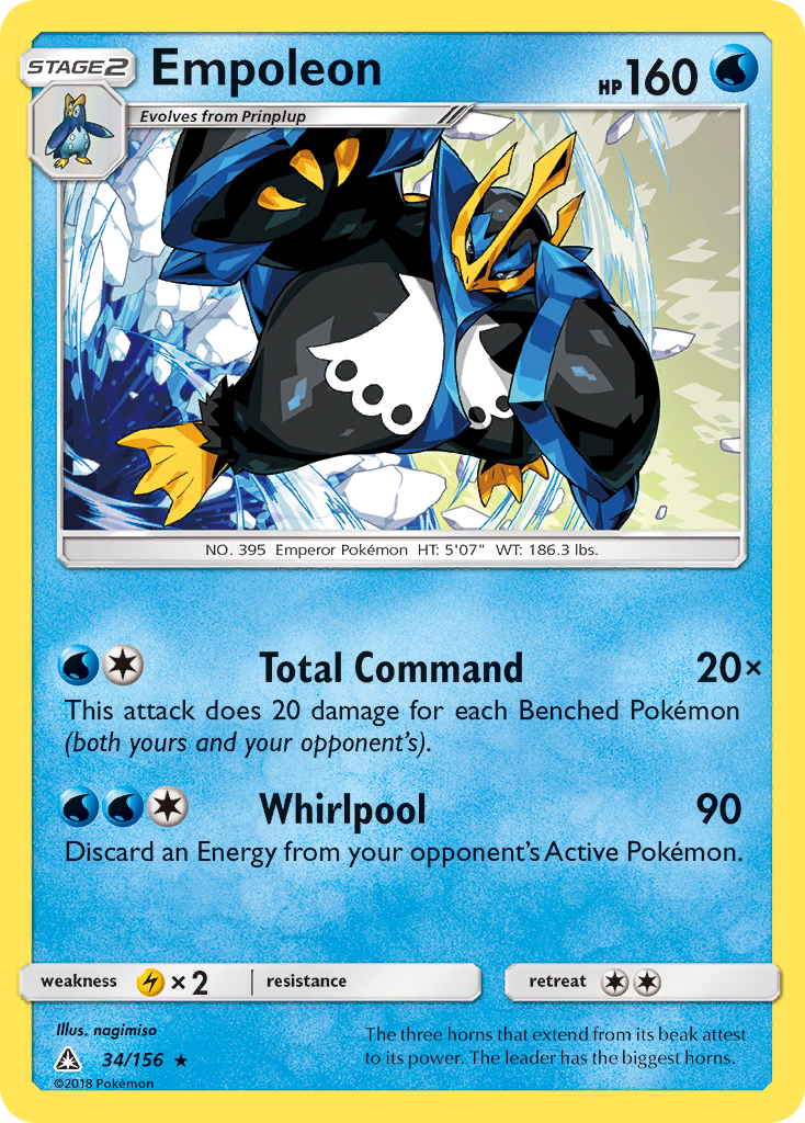 Empoleon (34/156) [Sun & Moon: Ultra Prism] | Devastation Store