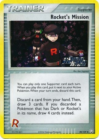 Rocket's Mission (88/109) (Stamped) [EX: Team Rocket Returns] | Devastation Store