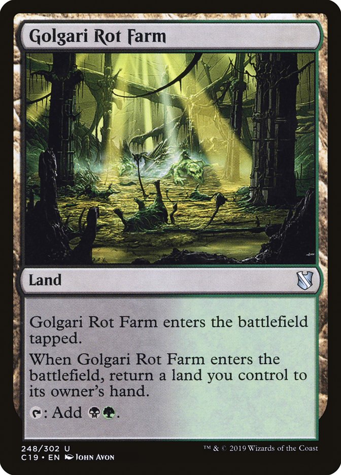 Golgari Rot Farm [Commander 2019] | Devastation Store