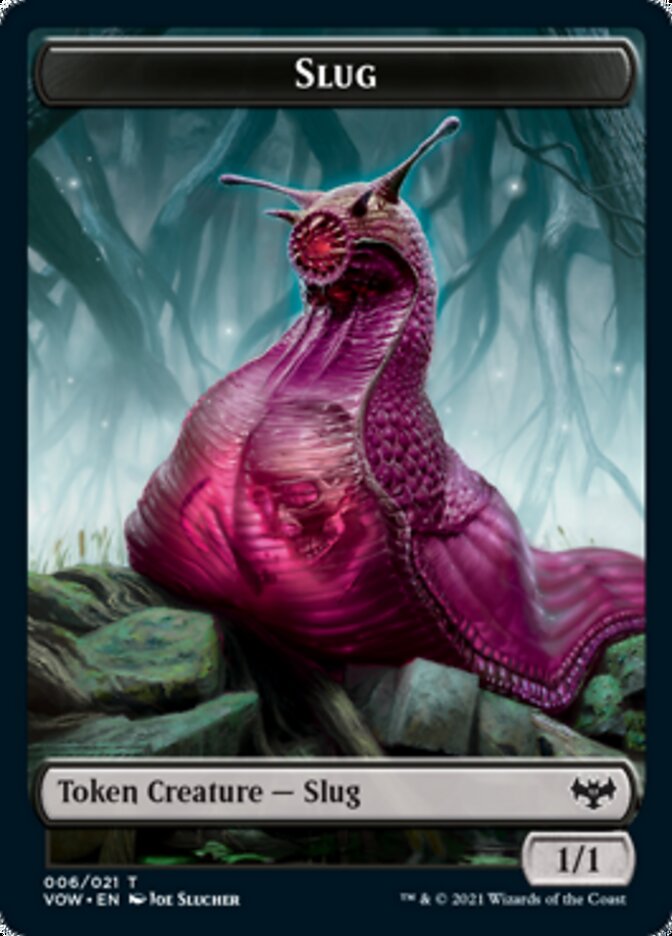 Insect // Slug Double-sided Token [Innistrad: Crimson Vow Tokens] | Devastation Store