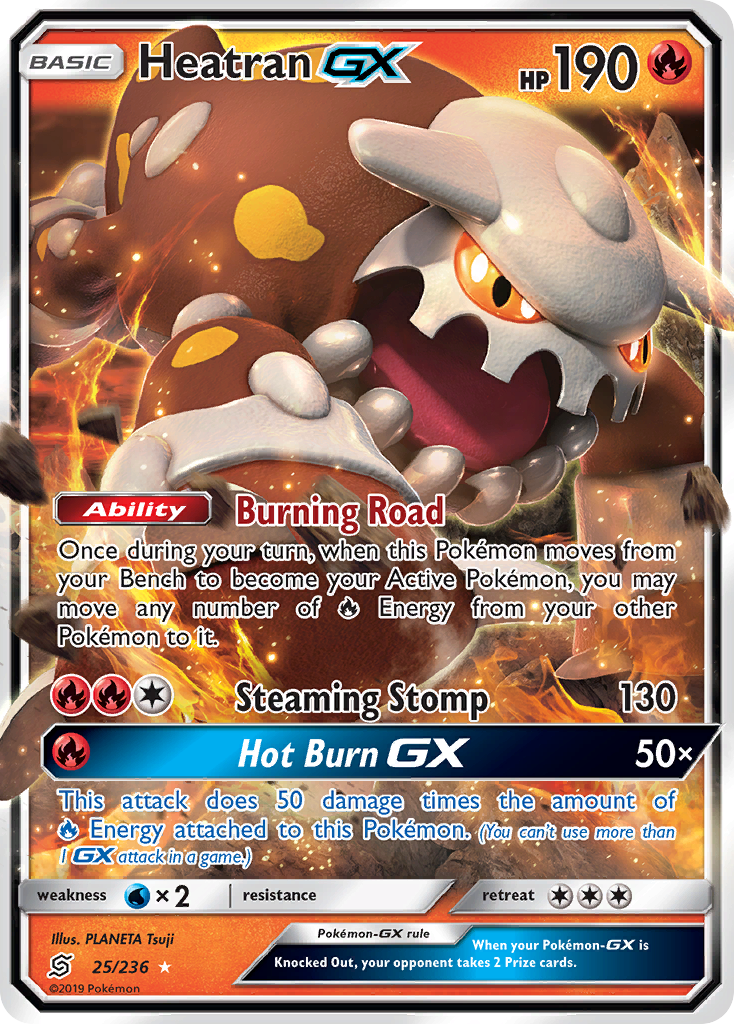 Heatran GX (25/236) [Sun & Moon: Unified Minds] | Devastation Store