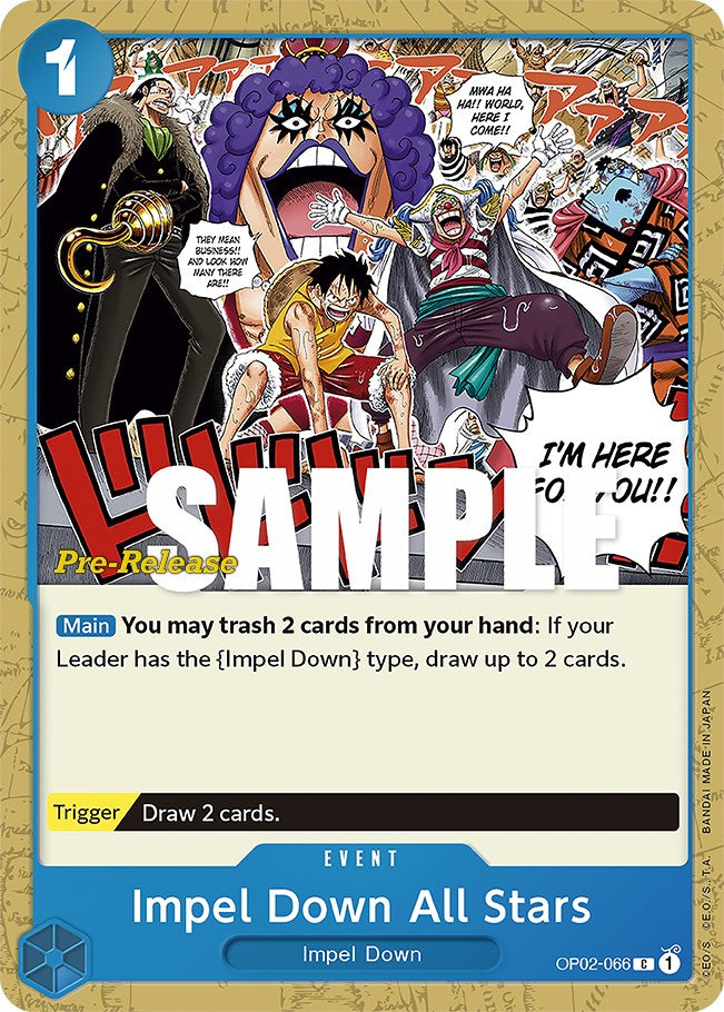 Impel Down All Stars [Paramount War Pre-Release Cards] | Devastation Store